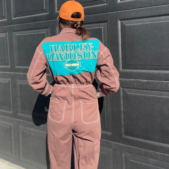 HarleyDavidson Pants & Jumpsuits Harley Davidson Patched Jumpsuit